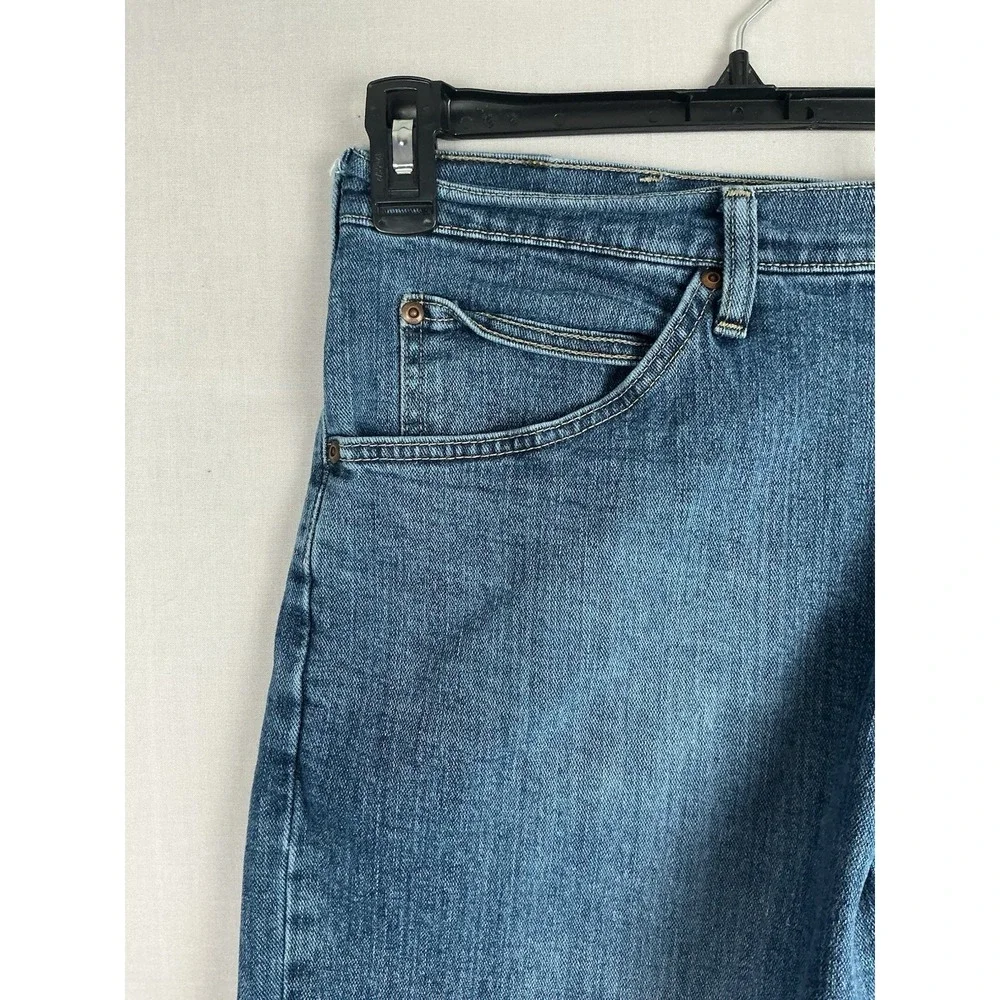 Lee Y2K Denim Shorts Mens 38 Blue Regular Fit Made In Mexico